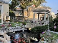 千叶花园独栋别墅，建面270方实用800方，超大花园鱼池，靓装修