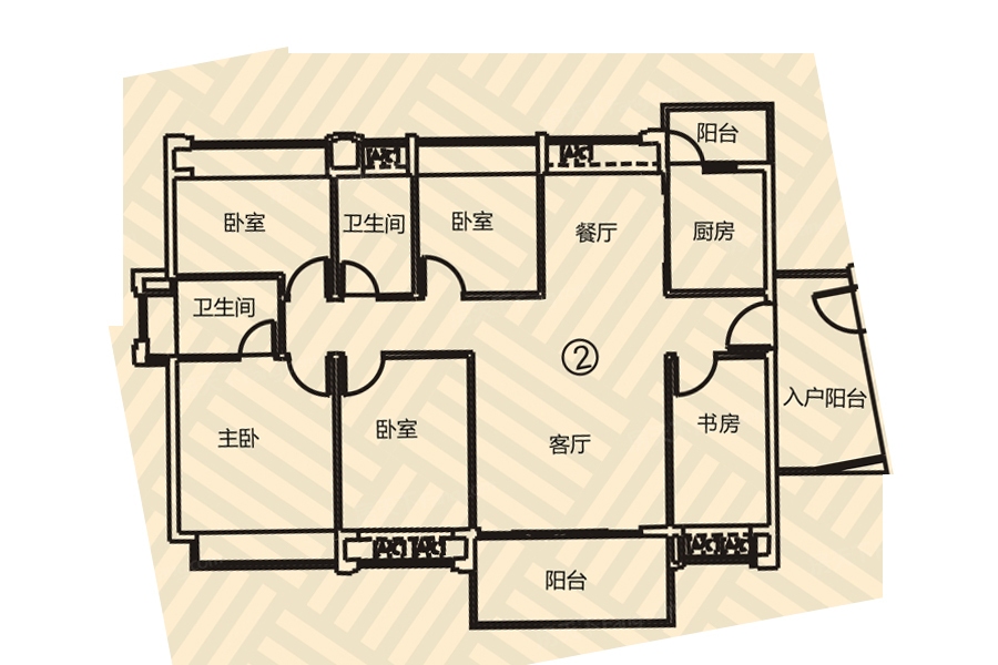 博雅滨江北向大四房 低靓楼层采光好 毛坯装修自由